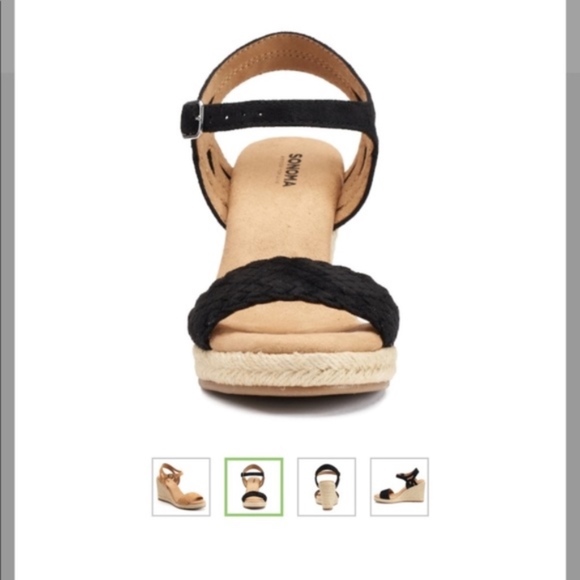 Sonoma Anet Women's Espadrille Wedge Sandals Tan - Picture 2 of 5